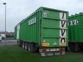 Oplegger container-kipchassis