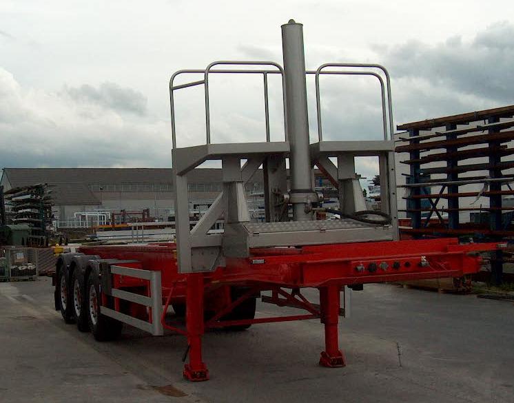 Oplegger Containerchassis
